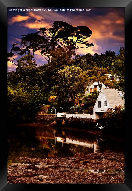 Boat House Framed Print by Nigel Hatton