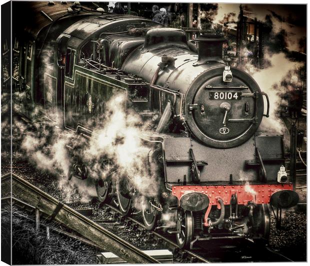 Steam Train at Swanage Canvas Print by Scott Anderson