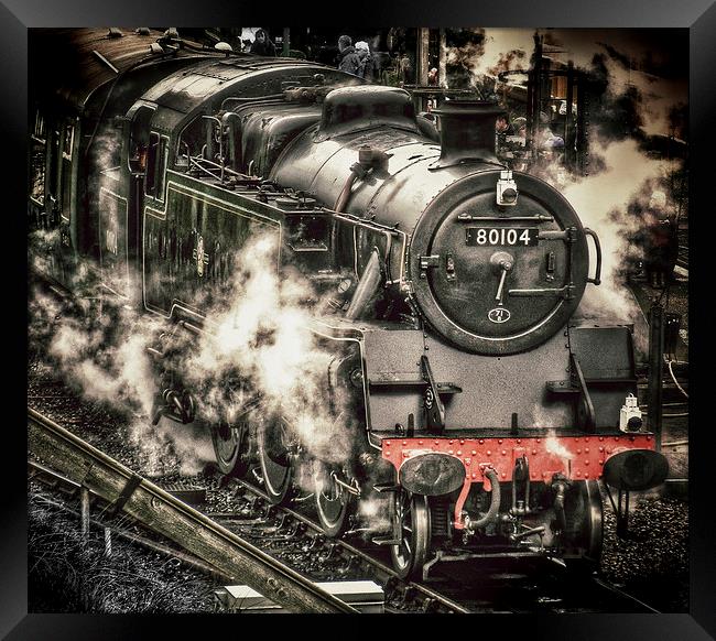 Steam Train at Swanage Framed Print by Scott Anderson