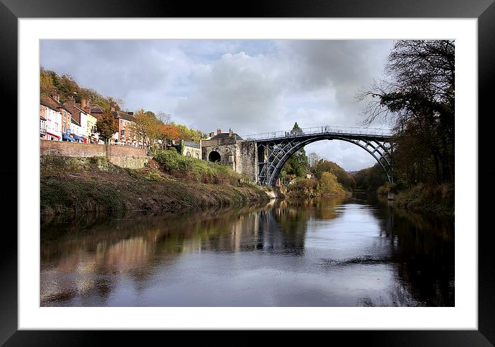 The Iron Bridge Framed Mounted Print by Tony Bates