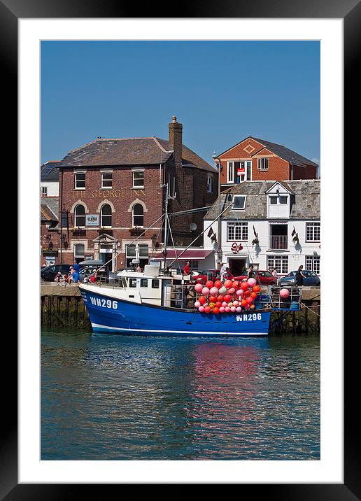 Weymouth Harbour Framed Mounted Print by Graham Custance