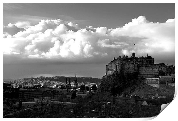 Edinburgh Castle Print by Shaun Cope