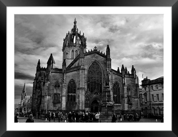 St Giles Cathedral Framed Mounted Print by Shaun Cope
