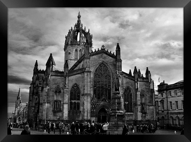 St Giles Cathedral Framed Print by Shaun Cope