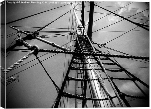 Up And Up We Go Canvas Print by Graham Beerling
