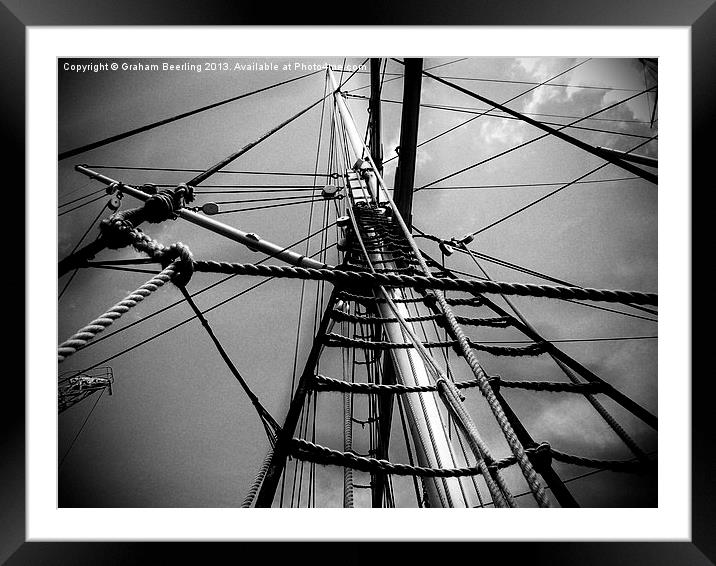 Up And Up We Go Framed Mounted Print by Graham Beerling