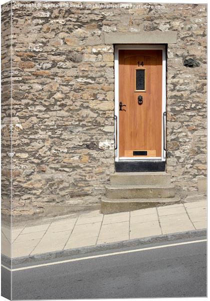 door on hill Canvas Print by mazza and beksa beksa