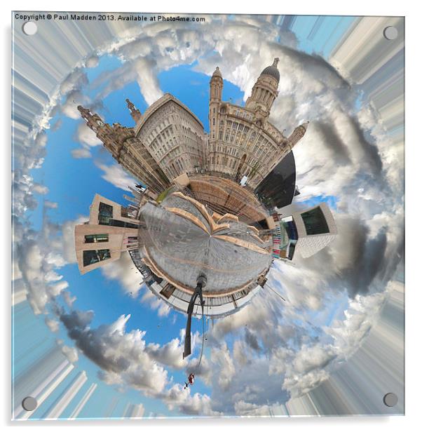 Liverpool 360 Circular Acrylic by Paul Madden