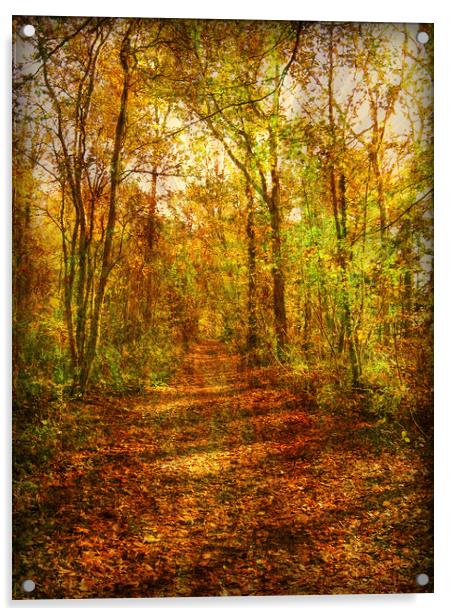Autumn Canopy. Acrylic by Heather Goodwin