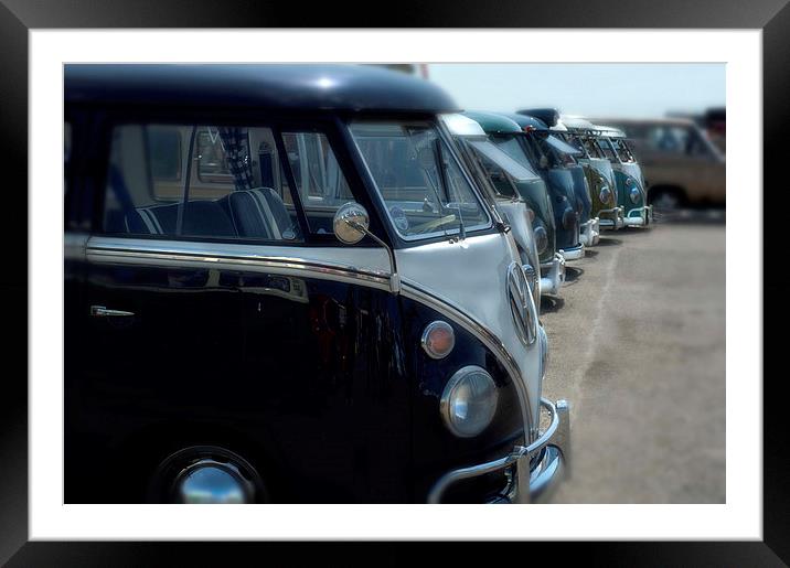 Morning Campers Framed Mounted Print by Jason Green