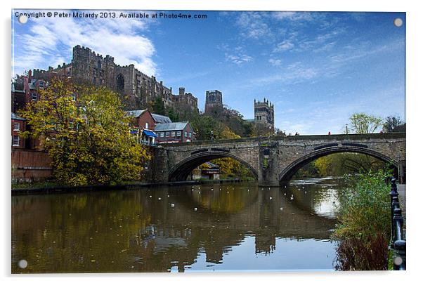 Durham Cathedral Acrylic by Peter Mclardy
