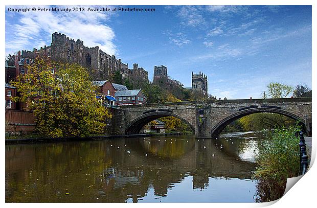 Durham Cathedral Print by Peter Mclardy