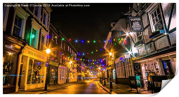 Rochester High Street Print by Dawn O'Connor