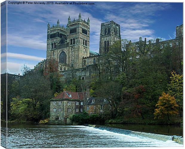 Durham Cathedral 1 Canvas Print by Peter Mclardy