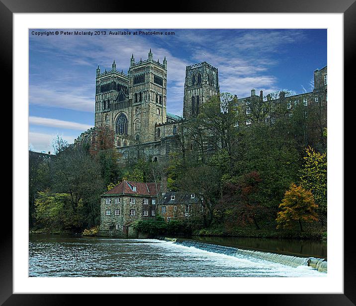 Durham Cathedral 1 Framed Mounted Print by Peter Mclardy