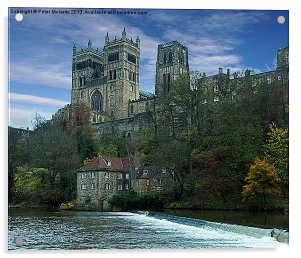 Durham Cathedral 1 Acrylic by Peter Mclardy
