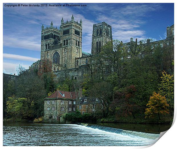 Durham Cathedral 1 Print by Peter Mclardy
