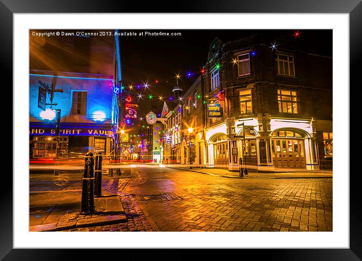 Rochester High Street Framed Mounted Print by Dawn O'Connor