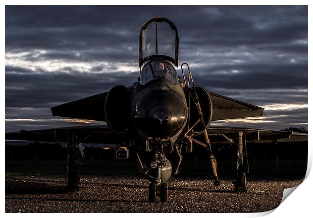 SAAB Viggen and Pilot Print by Keith Campbell