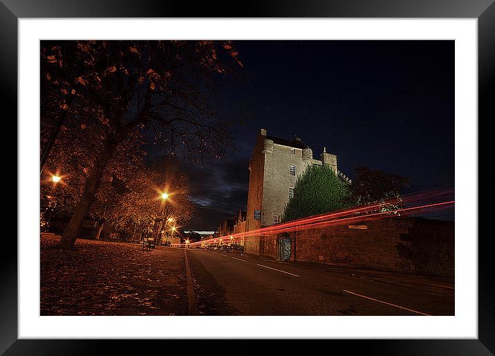 Dornoch in Motion Framed Mounted Print by Lorraine Paterson