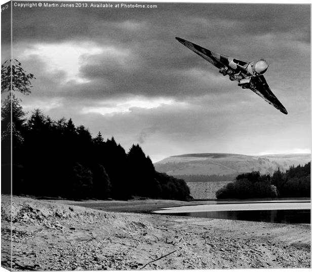 Vulcan over Derwent Canvas Print by K7 Photography