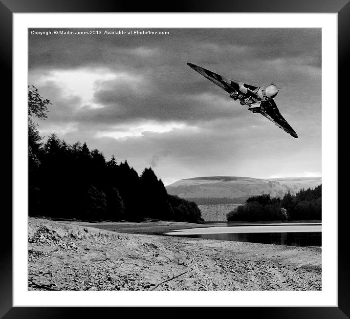Vulcan over Derwent Framed Mounted Print by K7 Photography