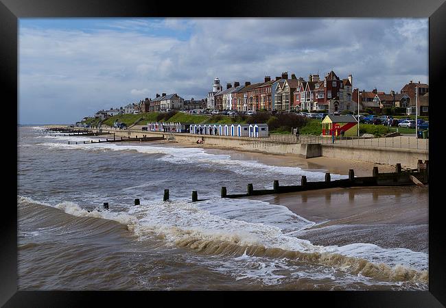 Southwold from the pier Framed Print by Keith Douglas