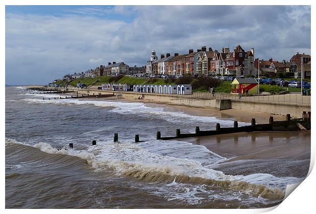 Southwold from the pier Print by Keith Douglas