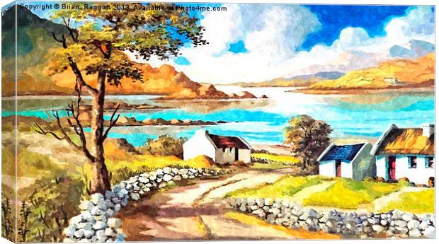 County Connemara landscape Canvas Print by Brian  Raggatt