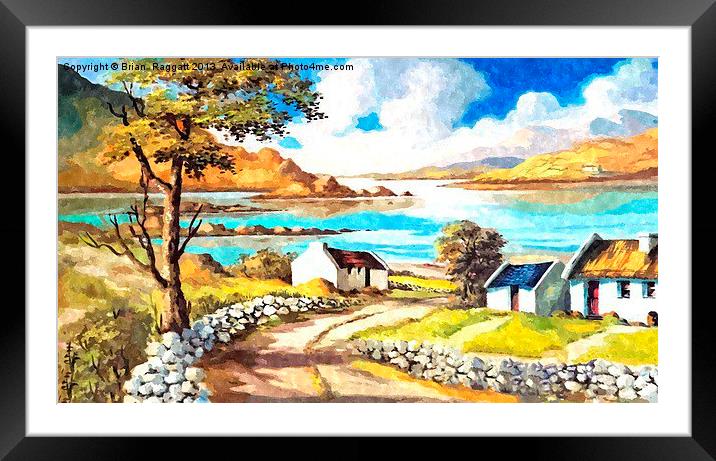 County Connemara landscape Framed Mounted Print by Brian  Raggatt