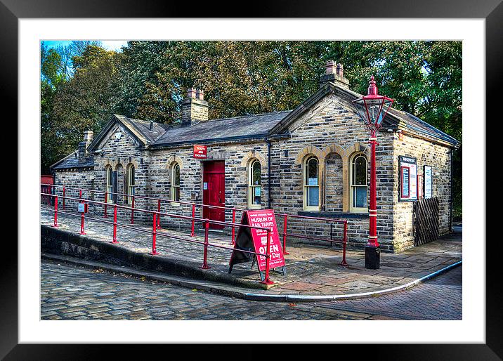 Ingrow West Station. Framed Mounted Print by Colin Metcalf