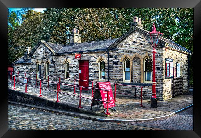 Ingrow West Station. Framed Print by Colin Metcalf