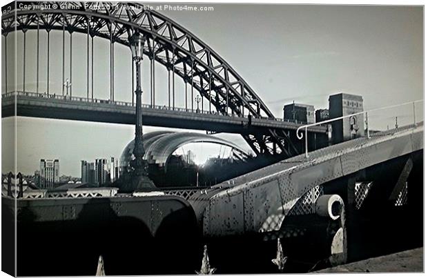 Newcastle Tyne Bridge Canvas Print by Glenn Potts