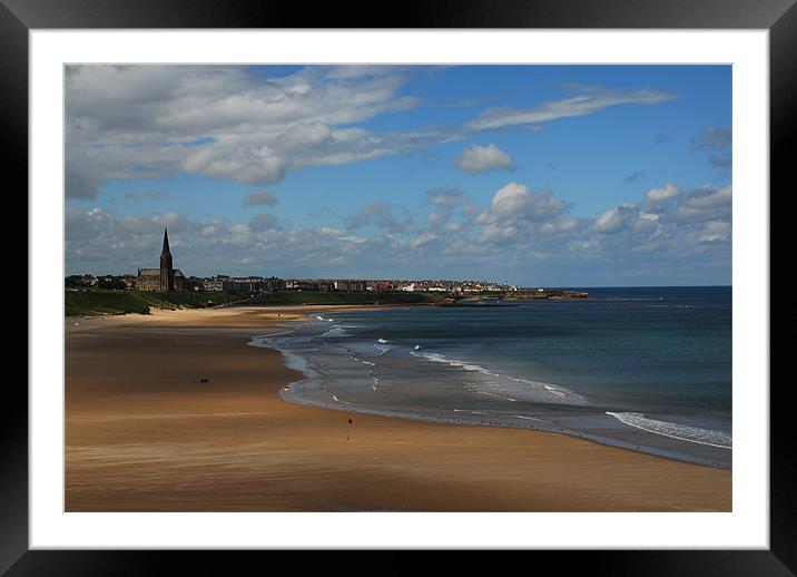 Whitley Bay Framed Mounted Print by JEAN FITZHUGH