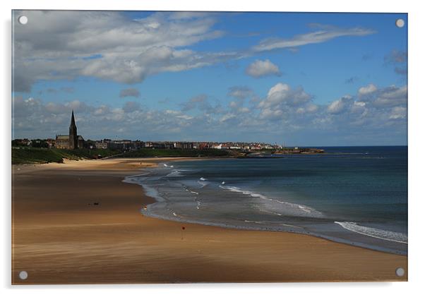 Whitley Bay Acrylic by JEAN FITZHUGH