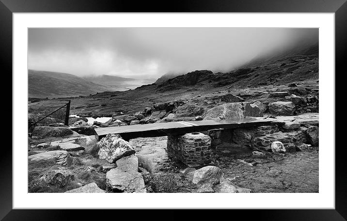 Ogwen Valley north Wales Framed Mounted Print by Tony Bates