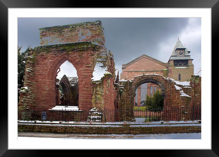 Ruined Remains, Chester Framed Mounted Print by Jacqui Kilcoyne