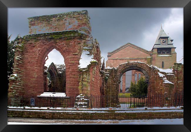Ruined Remains, Chester Framed Print by Jacqui Kilcoyne