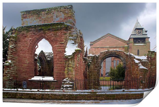 Ruined Remains, Chester Print by Jacqui Kilcoyne