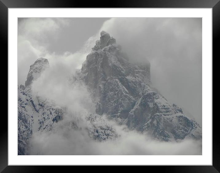Neunerkofel -Dolomites Framed Mounted Print by Ralph Jackson