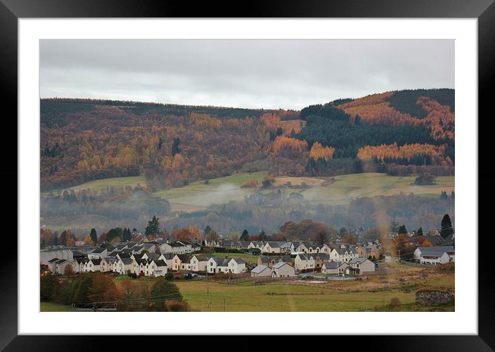Autumn in Scotland Framed Mounted Print by Claire Colston