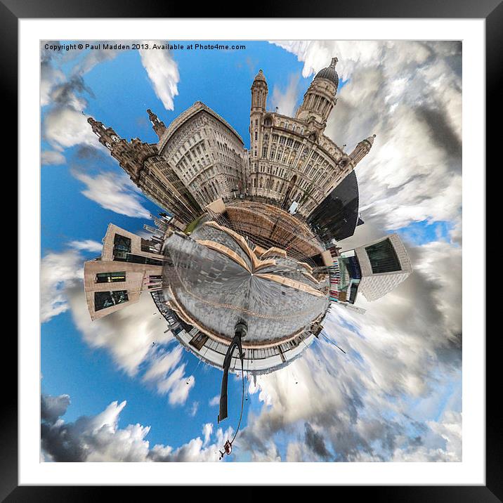 360 Degree Pier Head Framed Mounted Print by Paul Madden