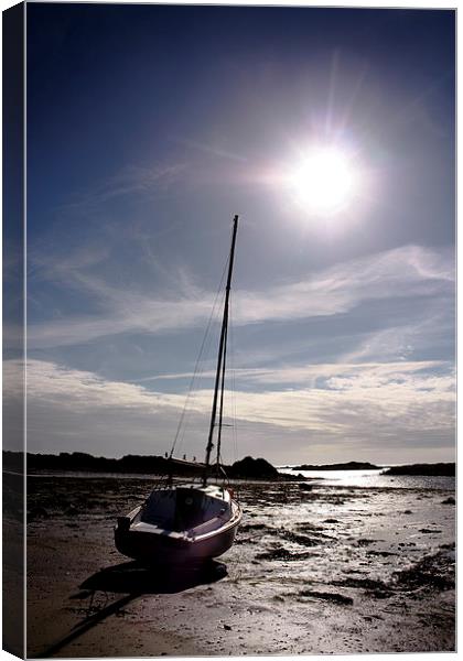 Waiting for the tide Canvas Print by Sean Wareing