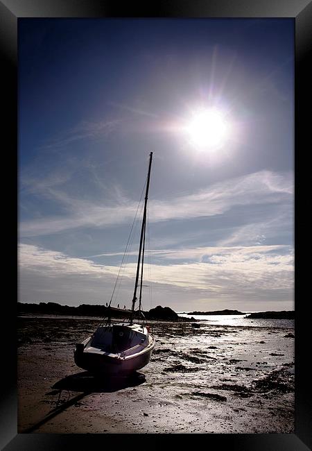 Waiting for the tide Framed Print by Sean Wareing