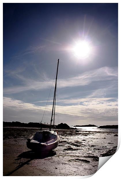 Waiting for the tide Print by Sean Wareing
