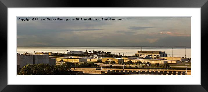St Petersburg Ocean Sunset Framed Mounted Print by Michael Waters Photography