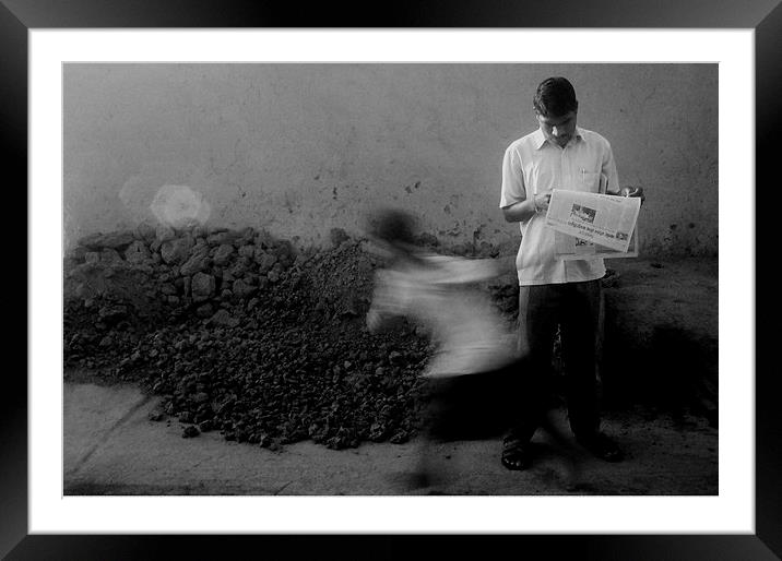 Towards Bright Future....... Framed Mounted Print by Bhagwat Tavri