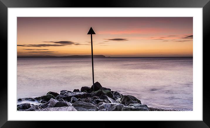 Avon Beach at Dawn Framed Mounted Print by Phil Wareham
