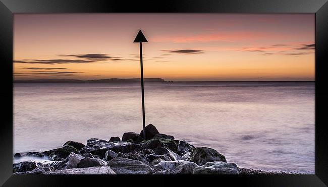Avon Beach at Dawn Framed Print by Phil Wareham