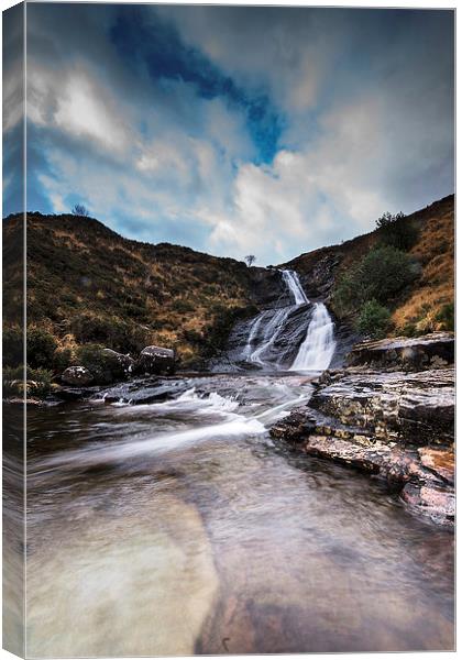 Isle of Skye Waterfall Canvas Print by Keith Thorburn EFIAP/b